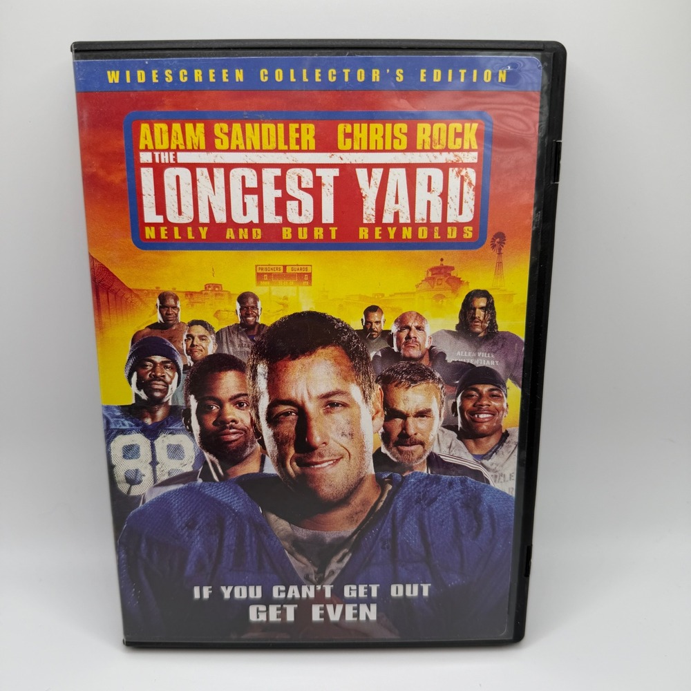The Longest Yard DVD 2005 Widescreen Collector's Edition Adam Sandler Chris Rock